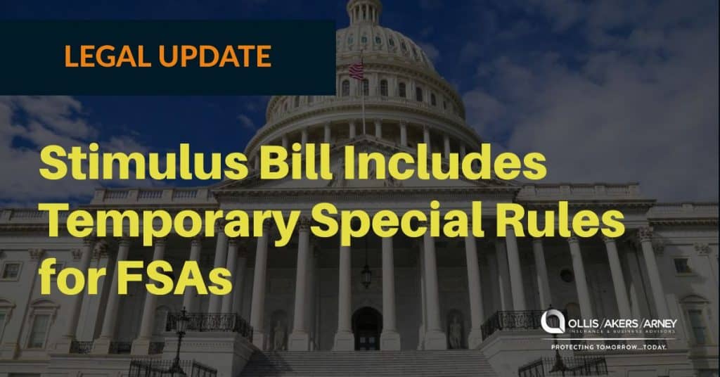Stimulus Bill Includes Temporary Special Rules for FSAs