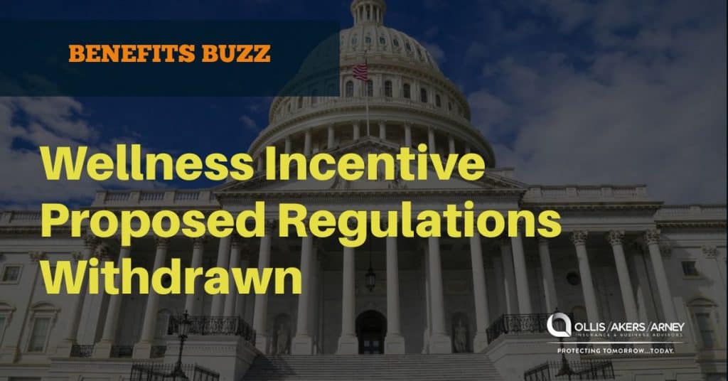Wellness Incentive Proposed Regulations Withdrawn