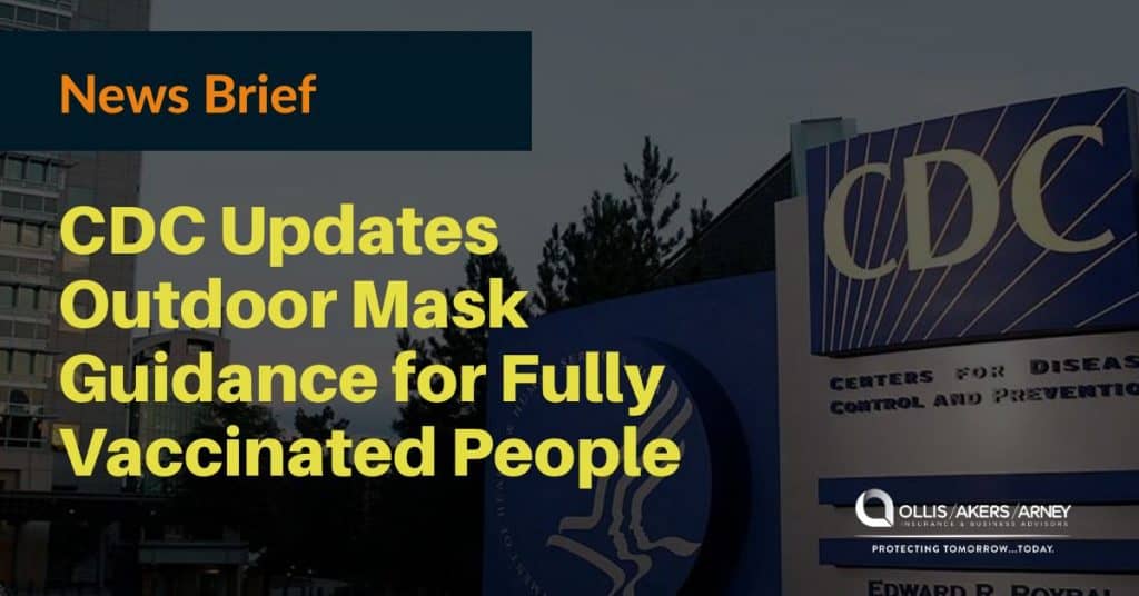 CDC Updates Outdoor Mask Guidance for Fully Vaccinated People