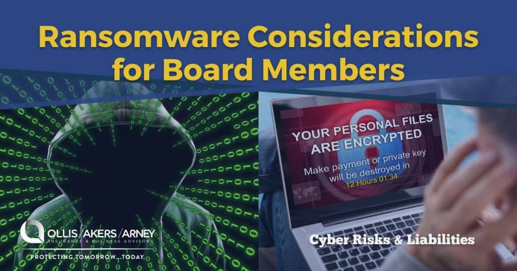 Ransomware Considerations for Board Members