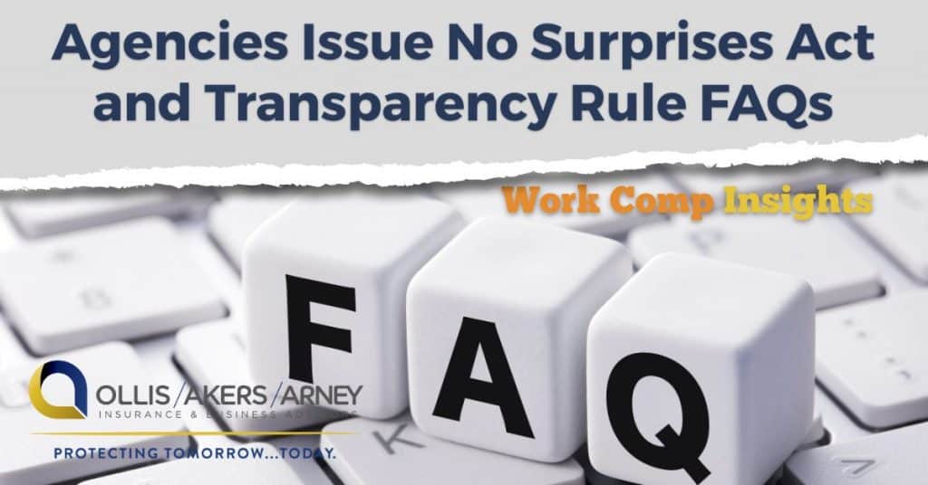 Agencies Issue No Surprises Act and Transparency Rule FAQs