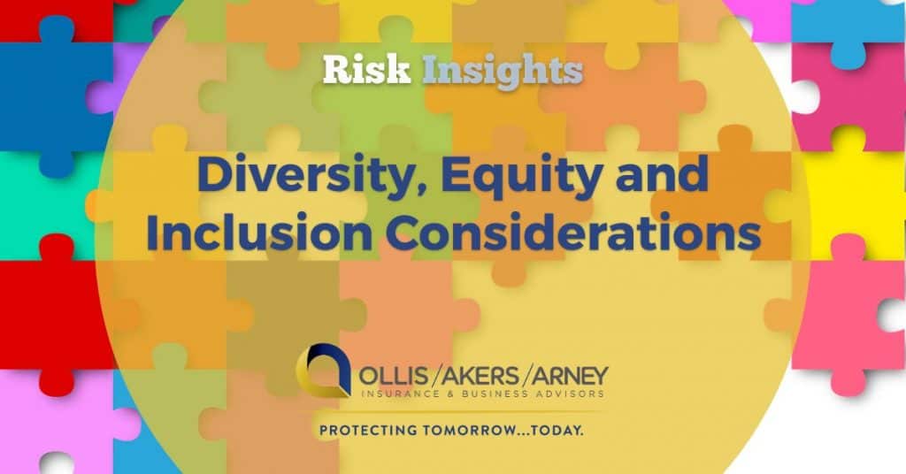 Diversity, Equity and Inclusion Considerations