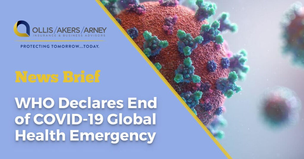 WHO Declares End of COVID-19 Global Health Emergency