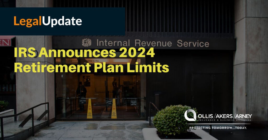 IRS Announces 2024 Retirement Plan Limits