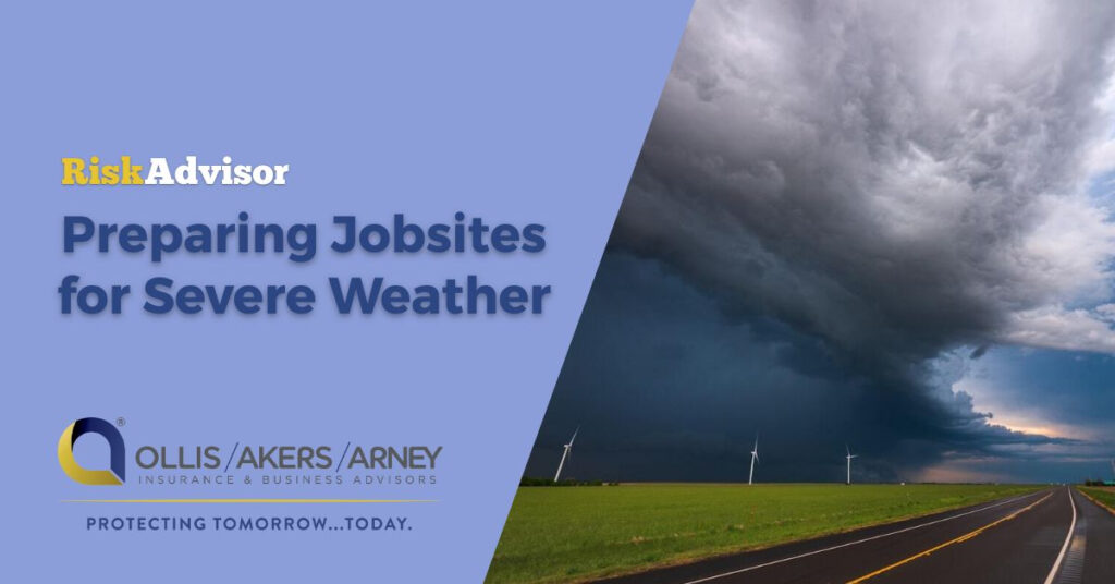Preparing Jobsites for Severe Weather