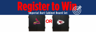 Best Places To Work - Win an Imperial Dart Board Cabinet Board Set
