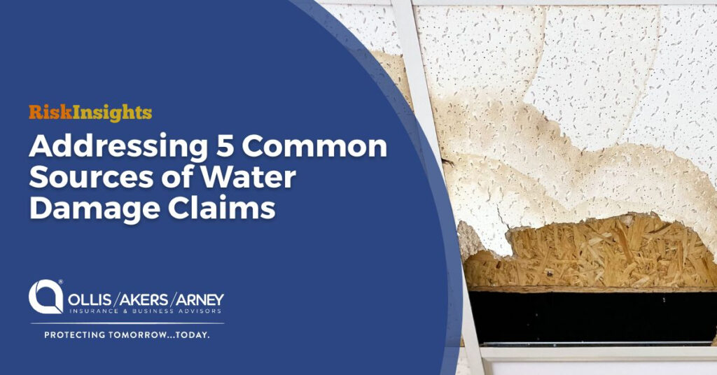 Addressing 5 Common Sources of Water Damage Claims